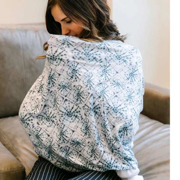 Copper Pearl tie dye indigo car seat cover EUC - Picture 3 of 3